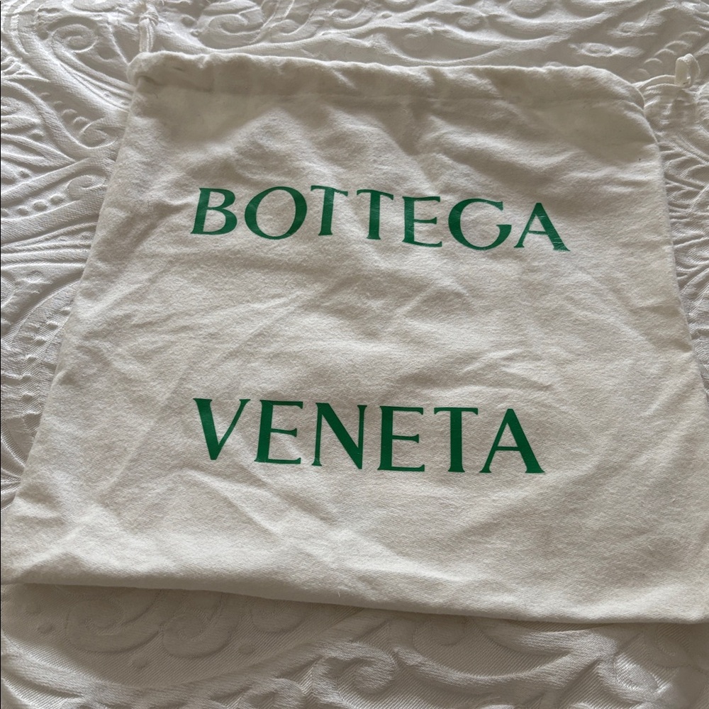 Bottega Veneta dust bag.